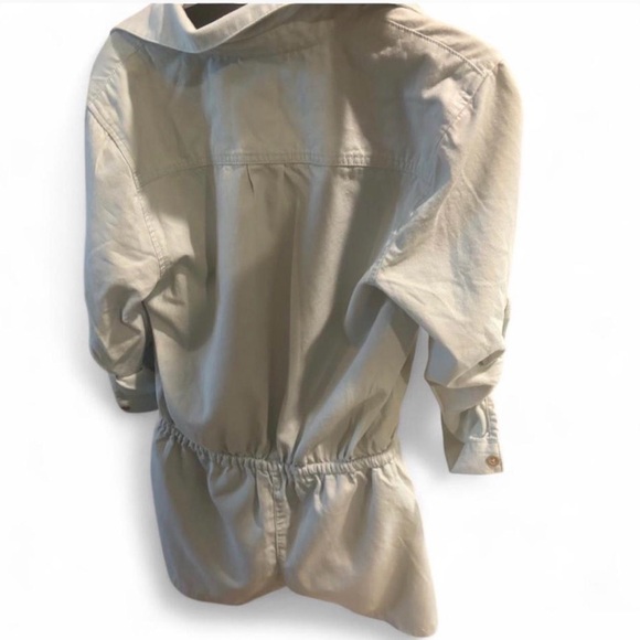 $128 Cabi Light Blue Button-Up Romper - Picture 4 of 7